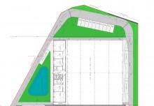 Grundriss EG M�nster Nord N�he A1/B54 || 1.990 m� || Neubau Lager/B�ro ||