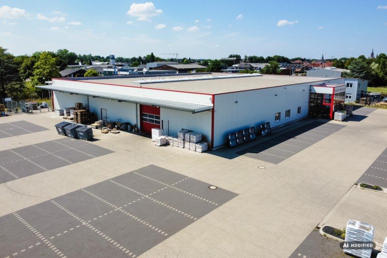 Au�enansicht Sendenhorst Einzelhandel Ostheide || 2.203 m� Baumarkt || Baujahr 2017 || Frei ab 01.01.2027
