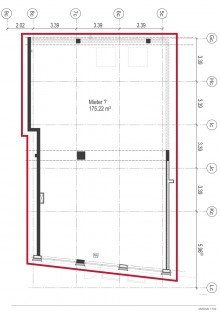 Grundriss Technologiepark || 175 m� Gewerbefl�che || Neubau-Erstbezug || individueller Innenausbau