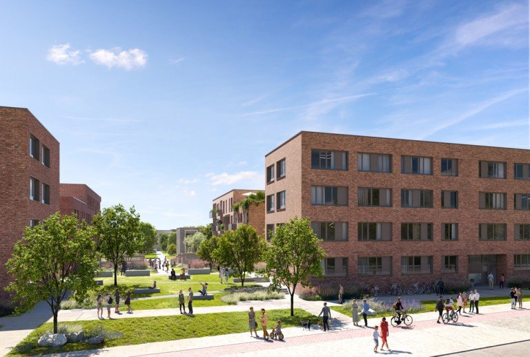 Titelbild M�nster B�rohaus York-Quartier || 350 m� B�rohaus || Fertigstellung Q3 2024 || Tiefgarage || gute verkehrliche Anbindung