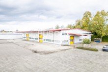 Au�enansicht Greven-Reckenfeld || Lager-/Produktion mit B�ro || 21.081 m� Grundst�ck || 7.530 m�  Nutzfl�che