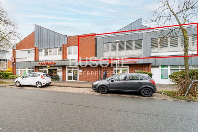 Au�enansicht M�nster B�rofl�che Heekweg || 219 m� B�ro-/Praxisfl�che || 7 B�ror�ume || Empfang || Landhausdielen