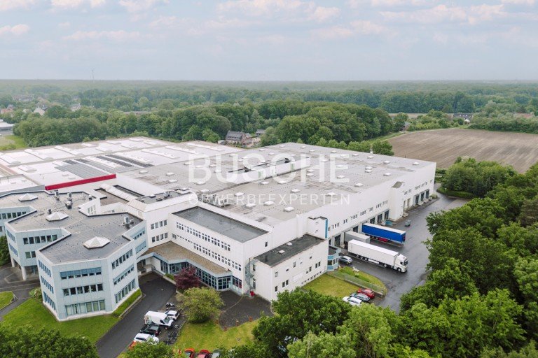Au�enansicht M�nster Halle / Lager / Produktion MS-Mecklenbeck || 15.300 m� Lager-/Logisitk || 11 Rampen || frei ab sofort