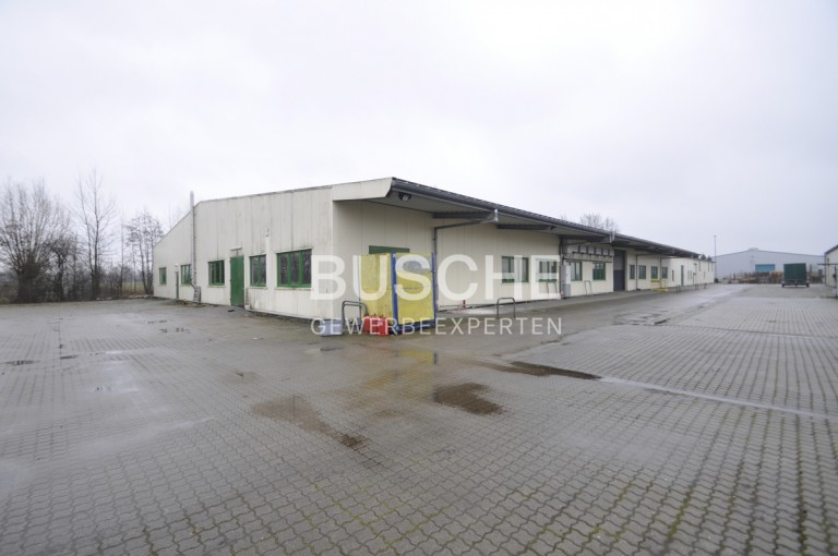 Titelbild Rahden Halle / Lager / Produktion Rahden || 1.518 m� Hallenfl�che || Tor zur Anlieferung || Frei ab sofort