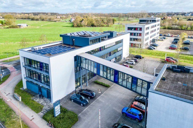 Au�enansicht M�nster B�rofl�che Johann-Krane-Weg || 957 m� B�ro || Skylounge & Dachterrasse || Mix aus Einzel-/Doppel-/Teamb�ros