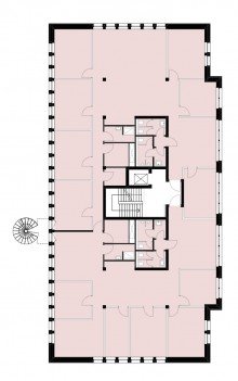 Grundriss Blanko Rob17.c || 245 m� B�ro|| Quartiersparkhaus & gute Verkehrsanbindung || Erstbezug Q4 2025