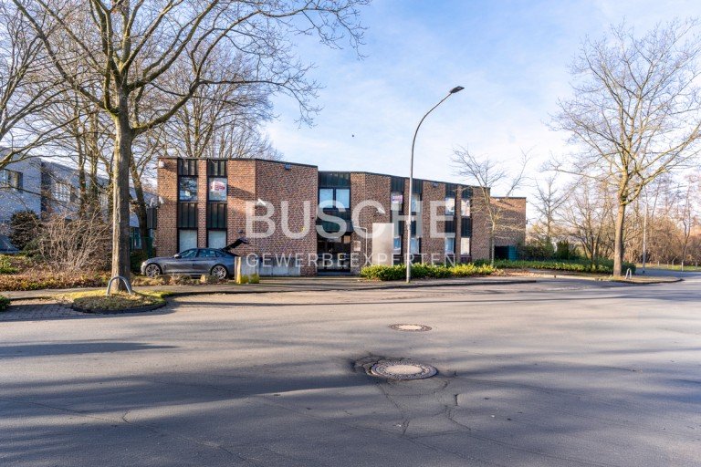 Au�enansicht M�nster B�rofl�che An der Kleimannbr�cke || Flexible Gewerbeeinheit || B�ro und Halle || 2 Etagen