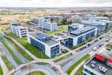 Au�enansicht Johann-Krane-Weg || 563 m� B�ro || Staffelgeschoss mit Skylounge || moderne B�rofl�chen || ab sofort