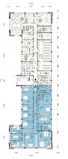 Grundriss 2.OG N�he Indupark ||�bis zu 933 m� B�rofl�chen || gute Erreichbarkeit || ausreichend Stellpl�tze